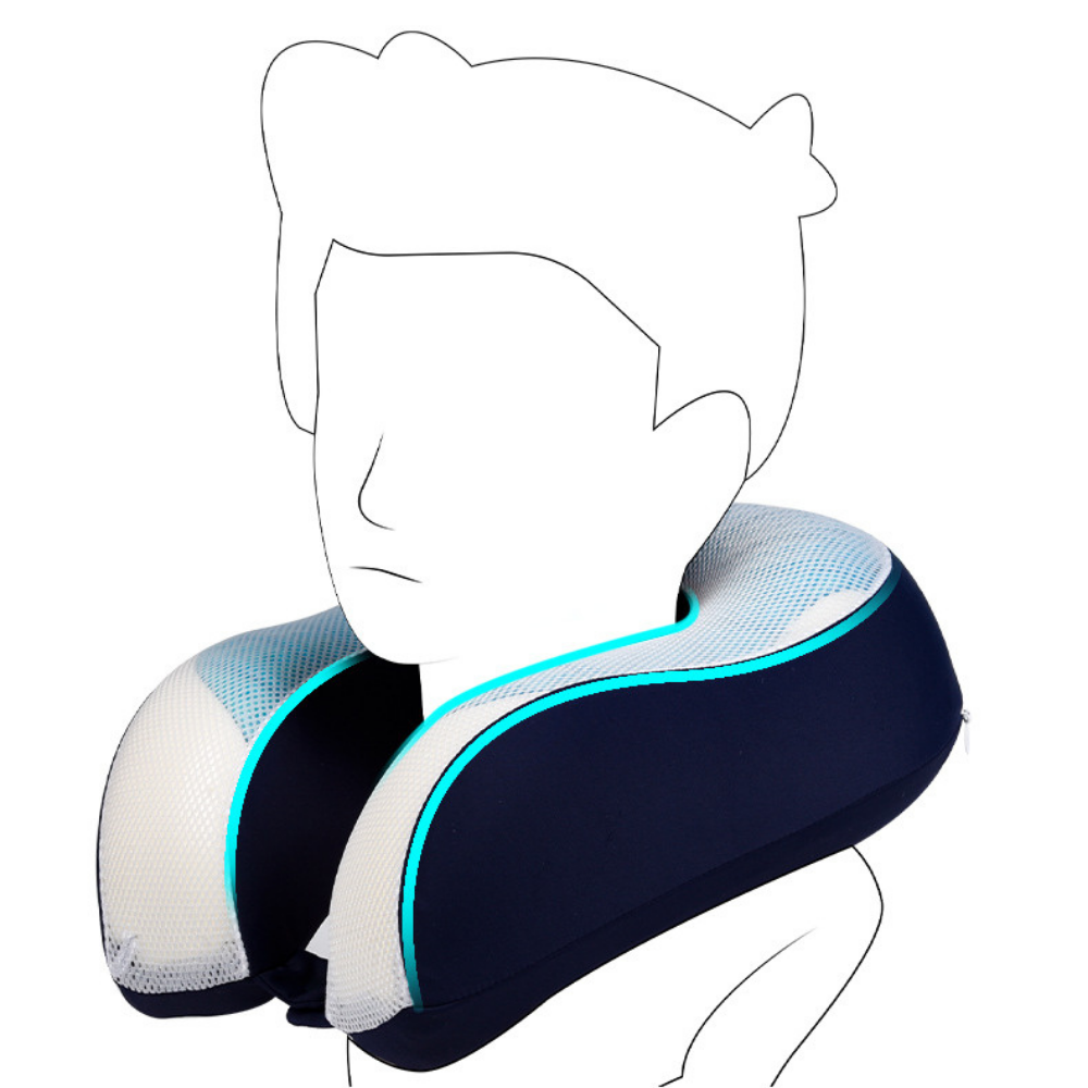 Détail complet Tour de cou à mémoire de forme avec surface en gel Omilys ErgoGel™