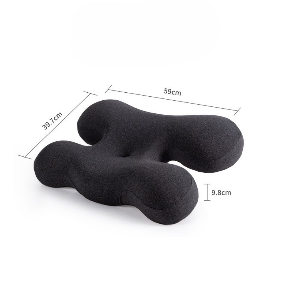 Dimensions de l'oreiller ergonomique à mémoire de forme Omilys ErgoFoam™ Butterfly